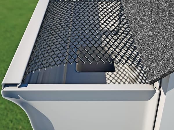 Basic gutter screen and clip installation in Sacramento